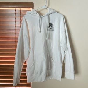 white hoodie